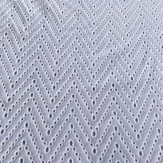 Preço de fábrica 100% algodão bordado ilhó tecido flor de renda com preço de atacado